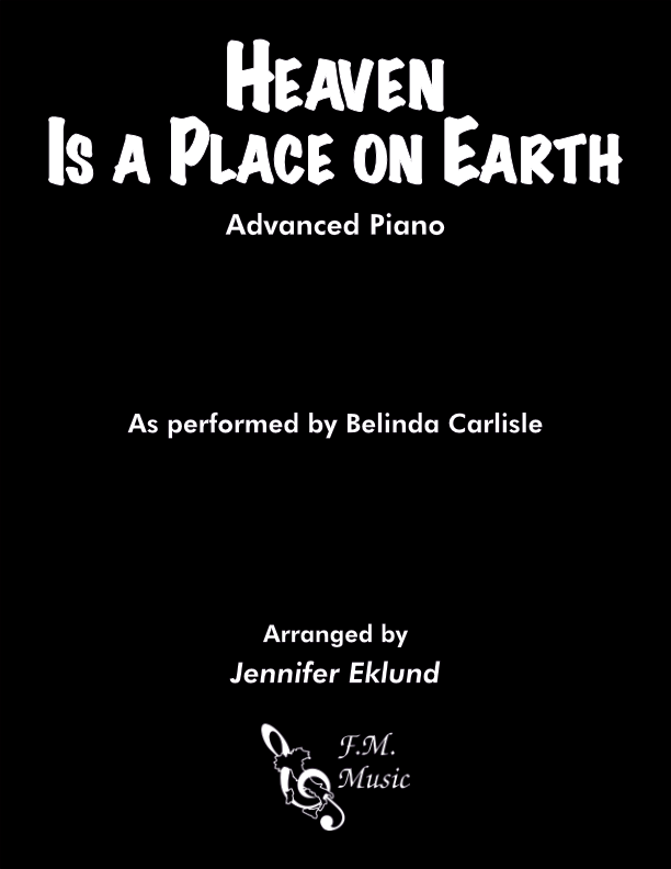 Heaven is a place on earth advanced piano by belinda carlisle f m